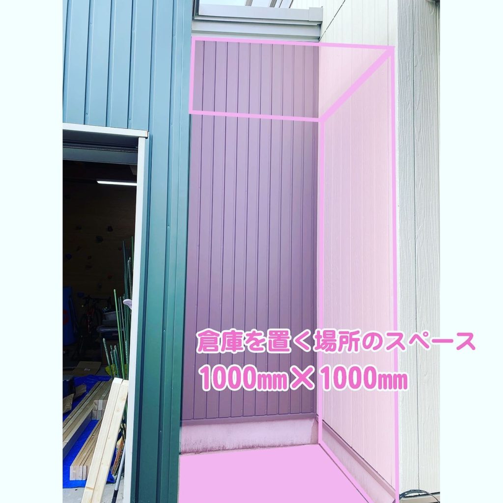 倉庫を置くスペース